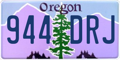 OR license plate 944DRJ