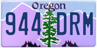 OR license plate 944DRM