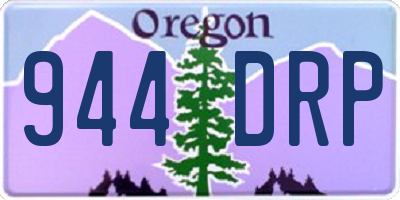 OR license plate 944DRP