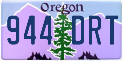 OR license plate 944DRT