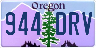 OR license plate 944DRV