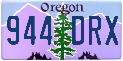 OR license plate 944DRX