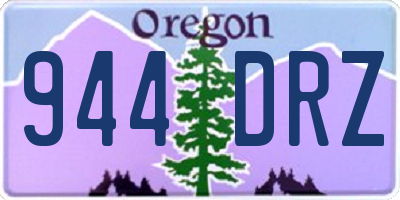 OR license plate 944DRZ