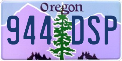 OR license plate 944DSP