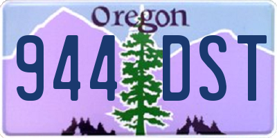 OR license plate 944DST
