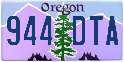 OR license plate 944DTA