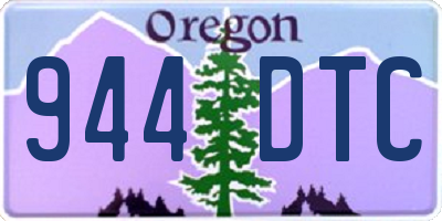 OR license plate 944DTC