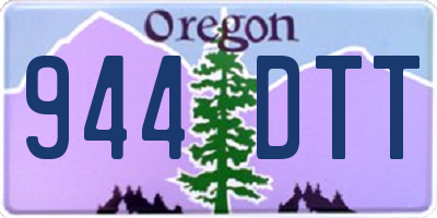 OR license plate 944DTT