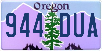 OR license plate 944DUA