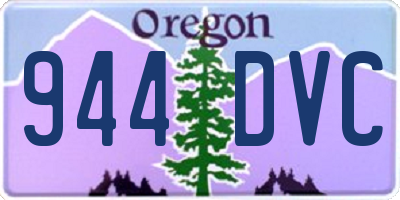 OR license plate 944DVC