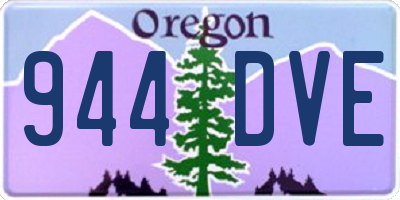 OR license plate 944DVE