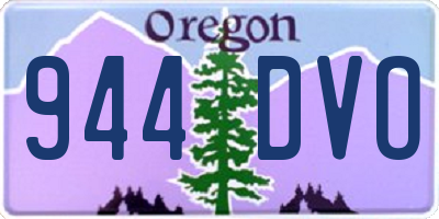OR license plate 944DVO