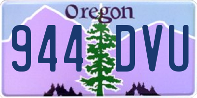OR license plate 944DVU