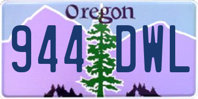 OR license plate 944DWL
