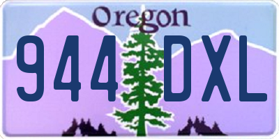 OR license plate 944DXL
