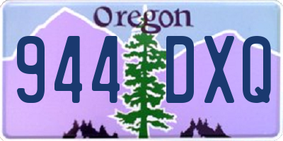 OR license plate 944DXQ