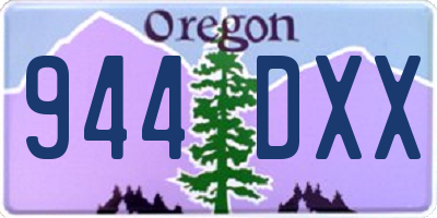 OR license plate 944DXX