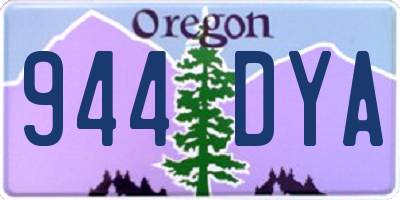 OR license plate 944DYA
