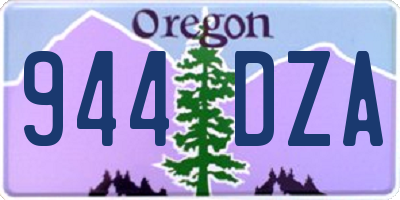 OR license plate 944DZA