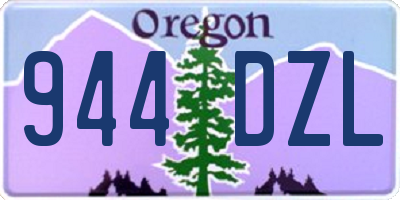 OR license plate 944DZL