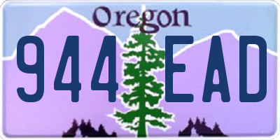 OR license plate 944EAD