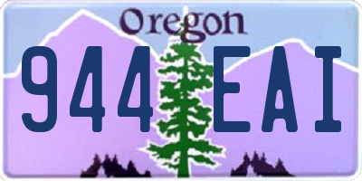 OR license plate 944EAI