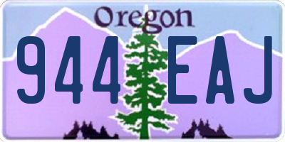 OR license plate 944EAJ
