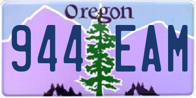 OR license plate 944EAM