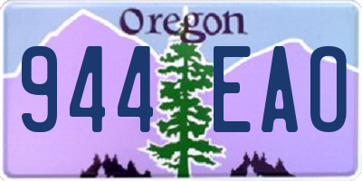 OR license plate 944EAO