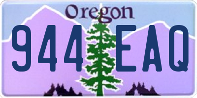 OR license plate 944EAQ