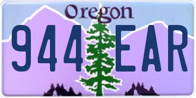 OR license plate 944EAR
