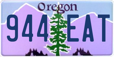 OR license plate 944EAT