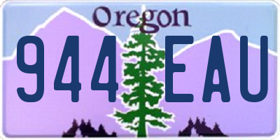 OR license plate 944EAU