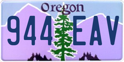 OR license plate 944EAV