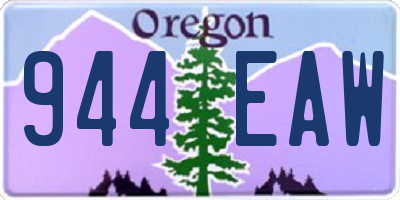 OR license plate 944EAW
