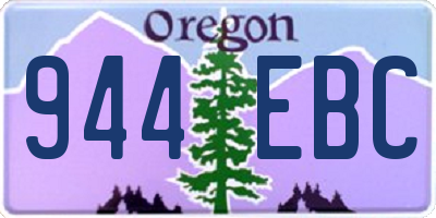 OR license plate 944EBC