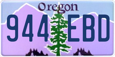 OR license plate 944EBD