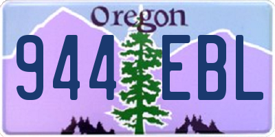 OR license plate 944EBL