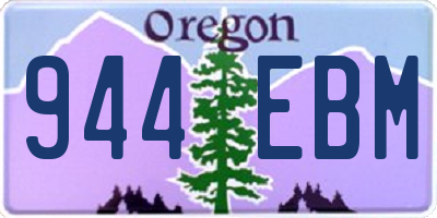 OR license plate 944EBM