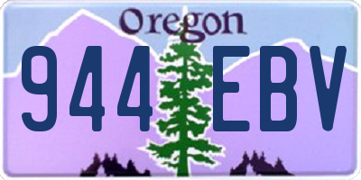 OR license plate 944EBV