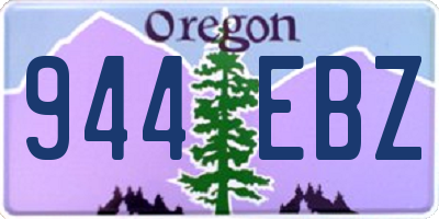 OR license plate 944EBZ