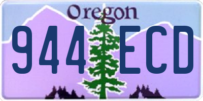 OR license plate 944ECD
