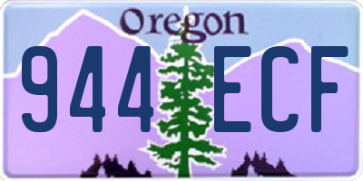 OR license plate 944ECF