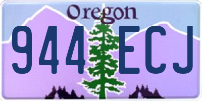 OR license plate 944ECJ