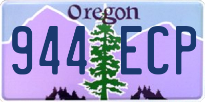 OR license plate 944ECP
