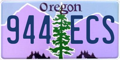 OR license plate 944ECS