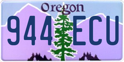 OR license plate 944ECU