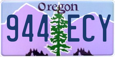 OR license plate 944ECY