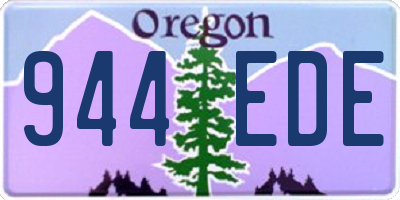 OR license plate 944EDE