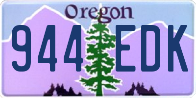 OR license plate 944EDK